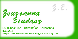 zsuzsanna bindasz business card